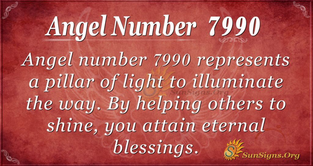 angel number 7990