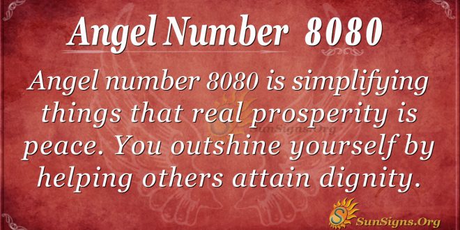 angel number 8080