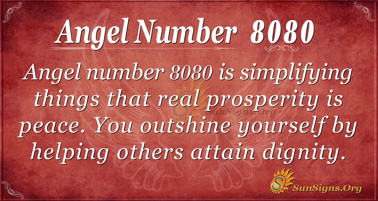What does ::: 8080 mean?
