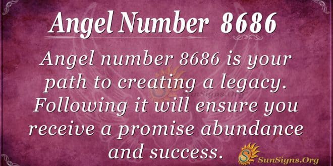 angel number 8686