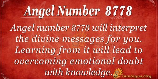 angel number 8778