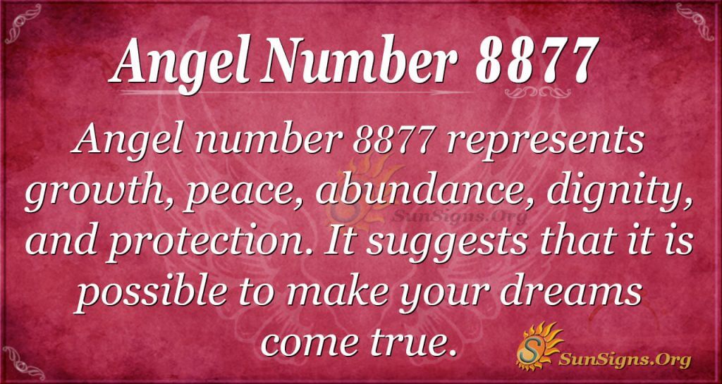 Angel Number 8877