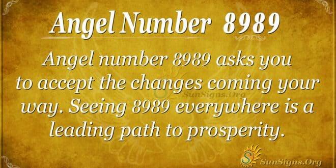 angel number 8989