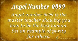 angel number 0099