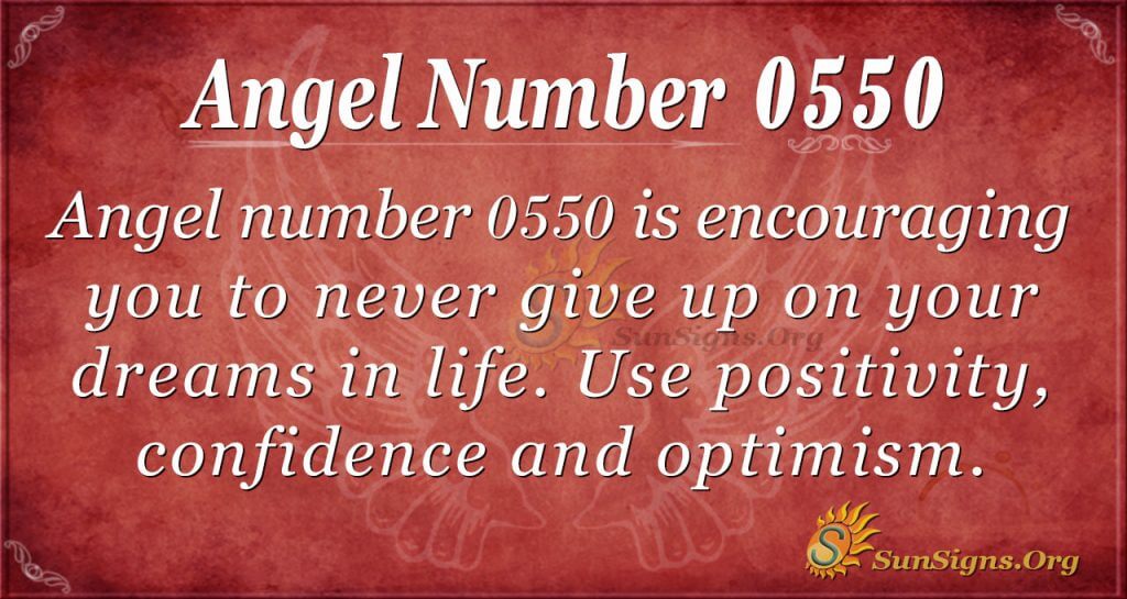 angel number 0550