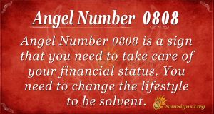 Angel Number 0808 Meaning Sign Of Financial Freedom SunSigns Org