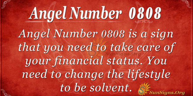 Angel Number 0808