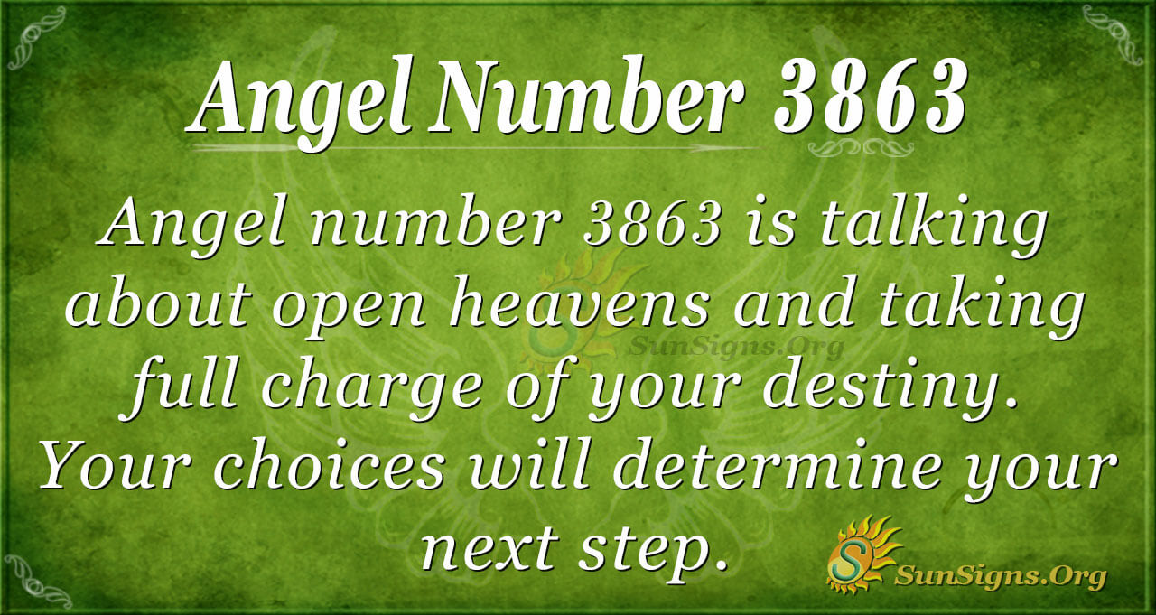 Angel Number 3863 Meaning - Restore Your Dignity - SunSigns.Org
