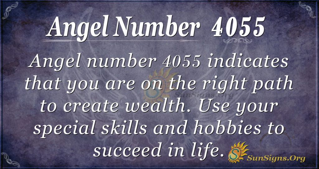 angel number 4055