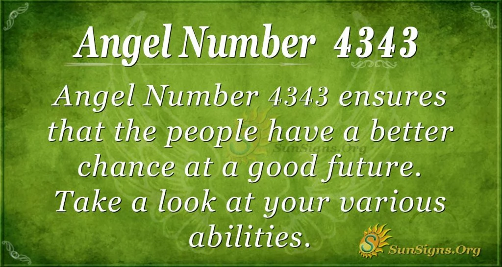 número de ángel 4343