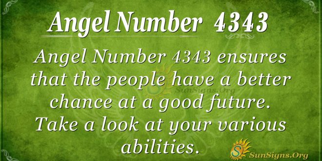 angel number 4343