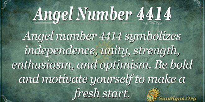 Angel Number 4414