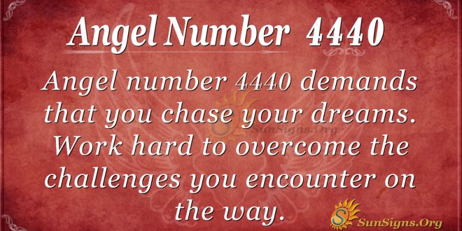 angel number 4440
