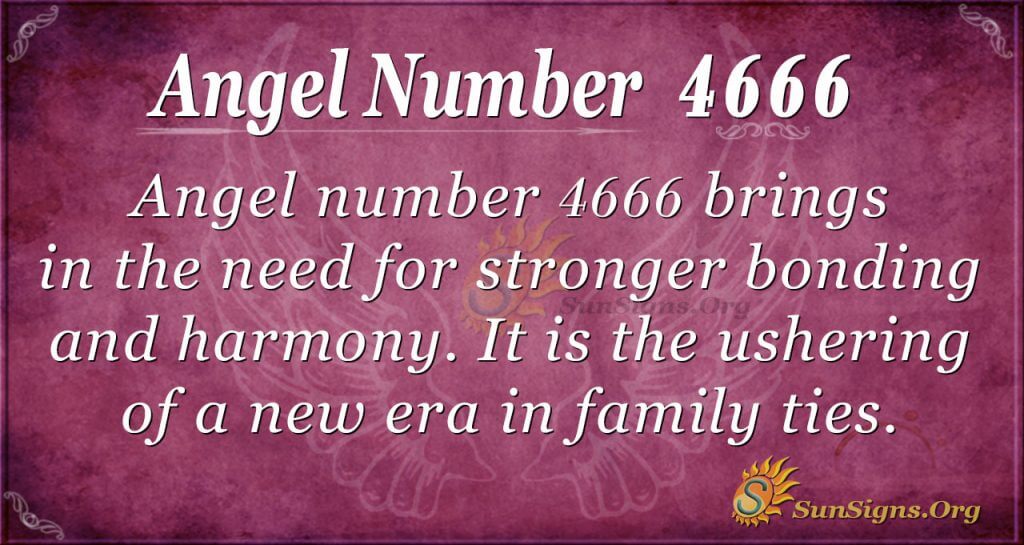 angel number 4666