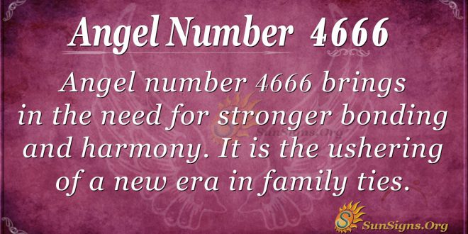 angel number 4666