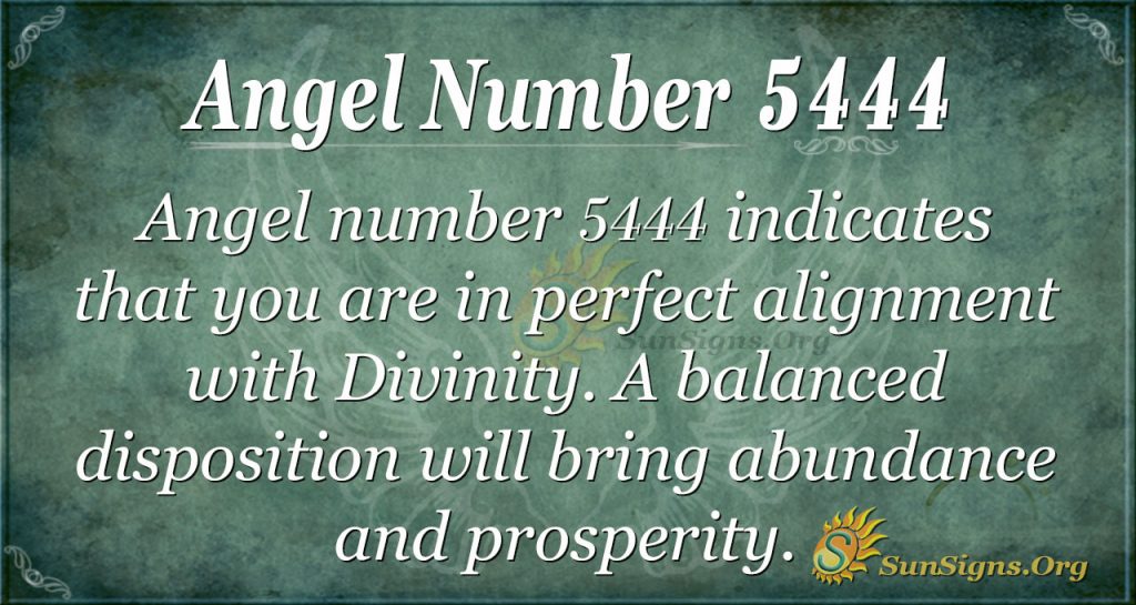 angel number 5444