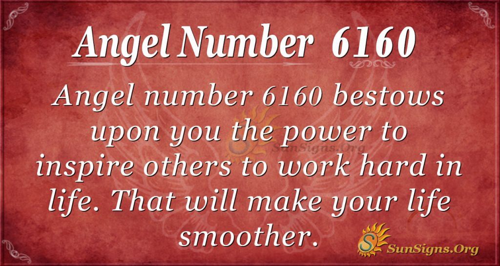 angel number 6160