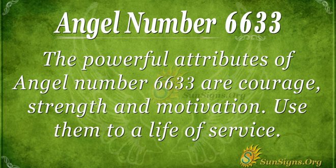 angel number 6633