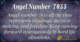 angel number 7055