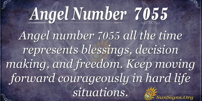 angel number 7055