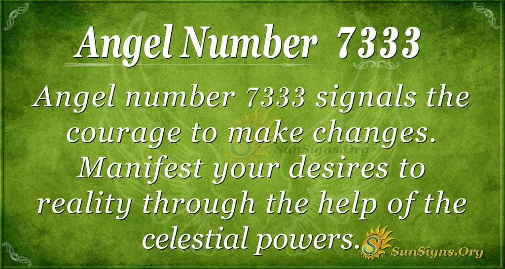 Angel Number 7333