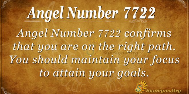 angel number 7722