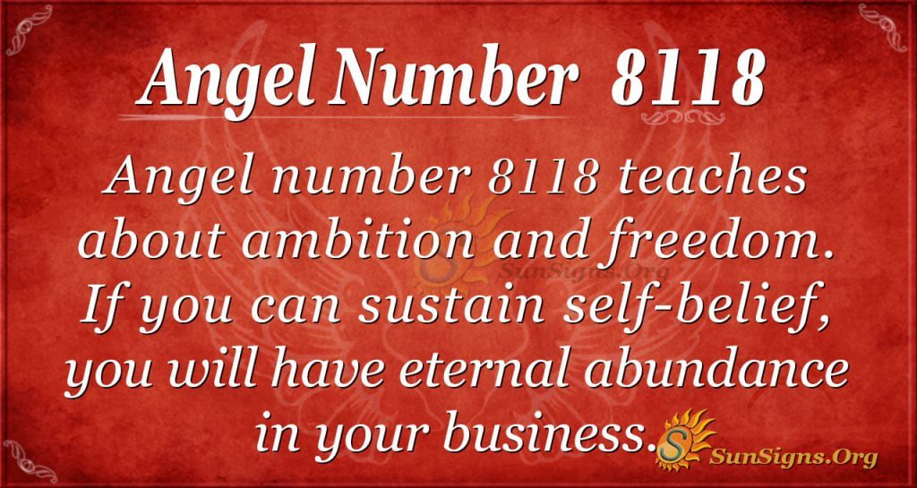 angel number 8118