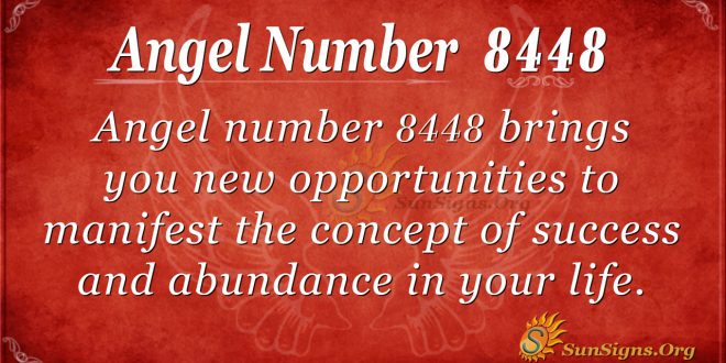 angel number 8448