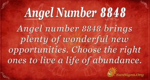 Angel Number 8848