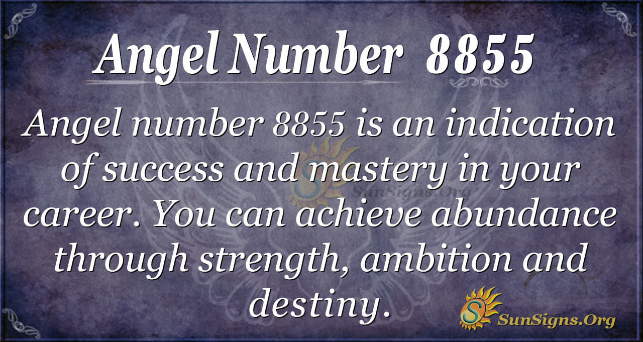 Angel Number 8855