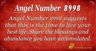 angel number 8998