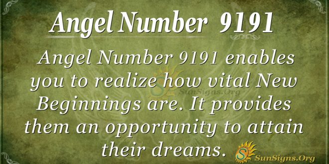 angel number 9191