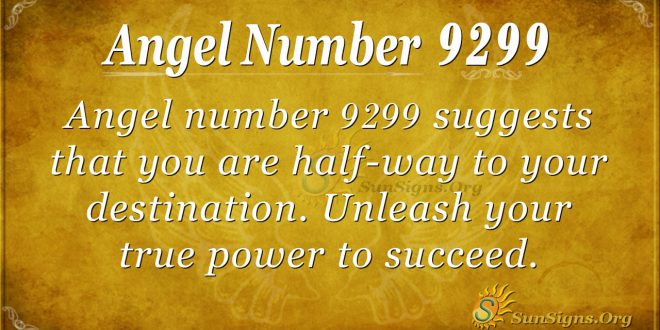 Angel Number 9299