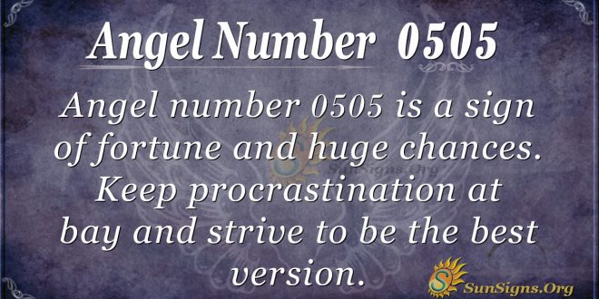 angel number 0505