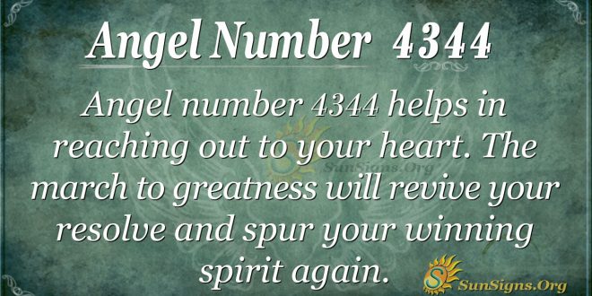 Angel Number 4344