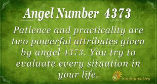Angel Number 4373