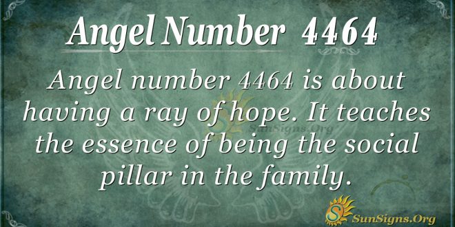 Angel Number 4464