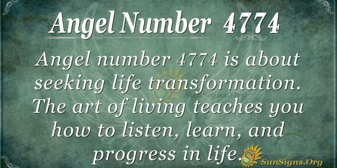 Angel Number 4774