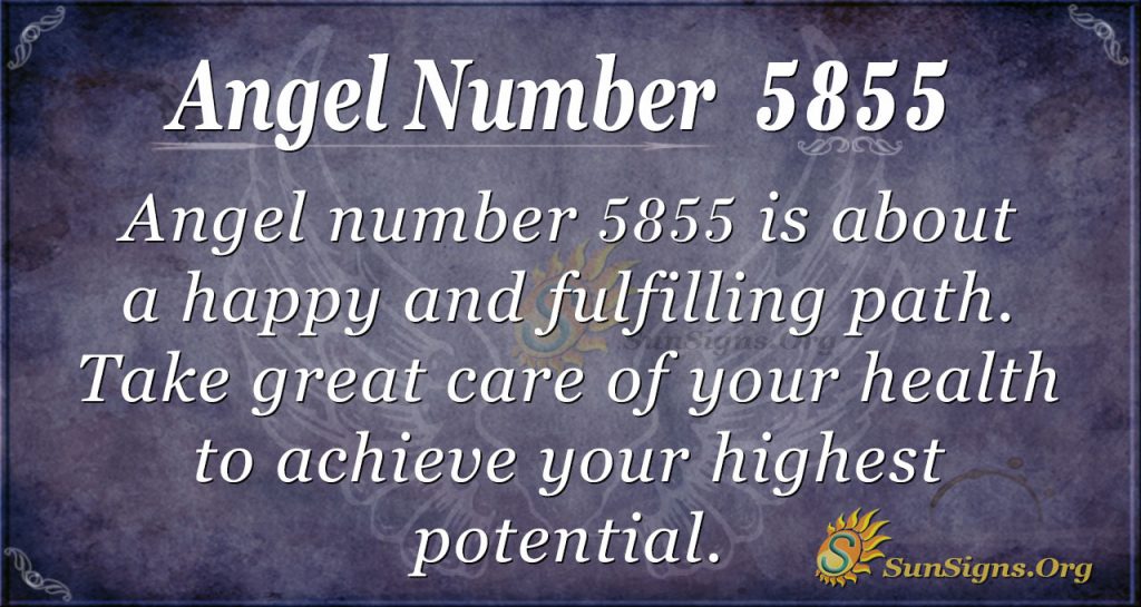 Angel Number 5855