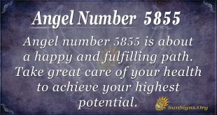 Angel Number 5855