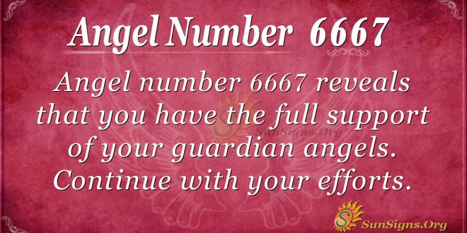 angel number 6667