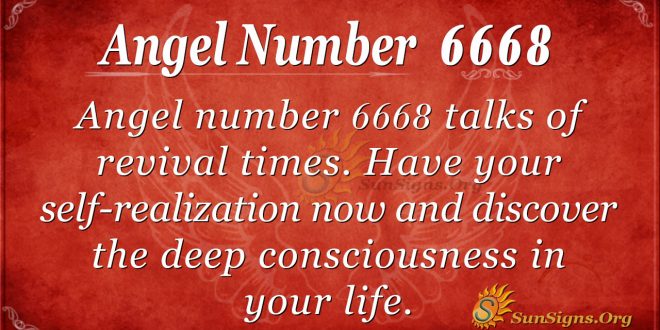 angel number 6668