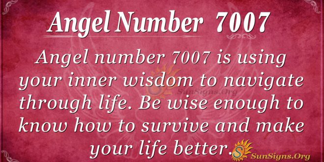 Angel Number 7007