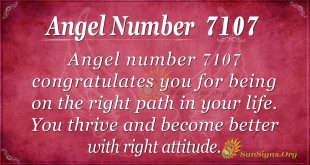 angel number 7107