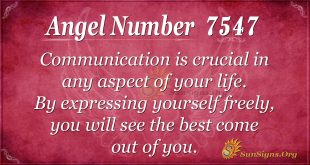 angel number 7547