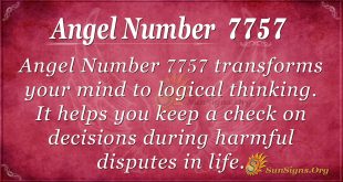 Angel Number 7757