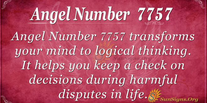 Angel Number 7757