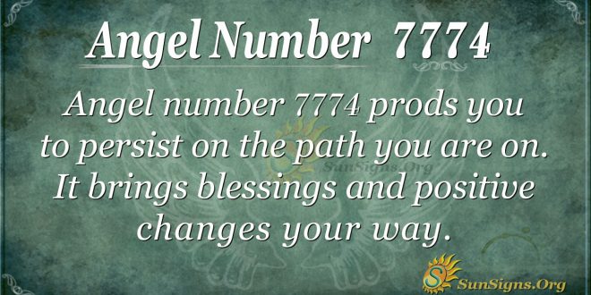 angel number 7774