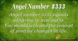 Angel Number 8333
