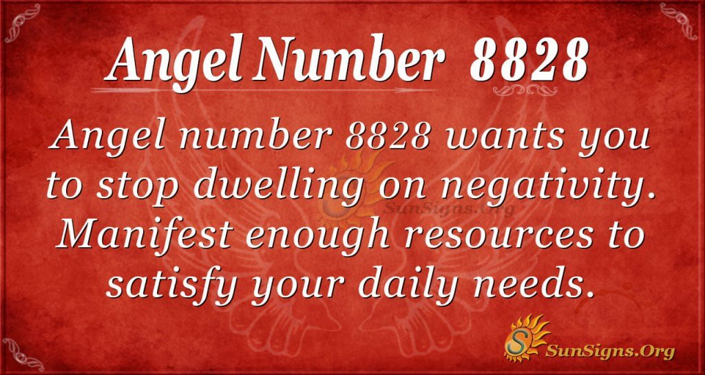 angel number 8828